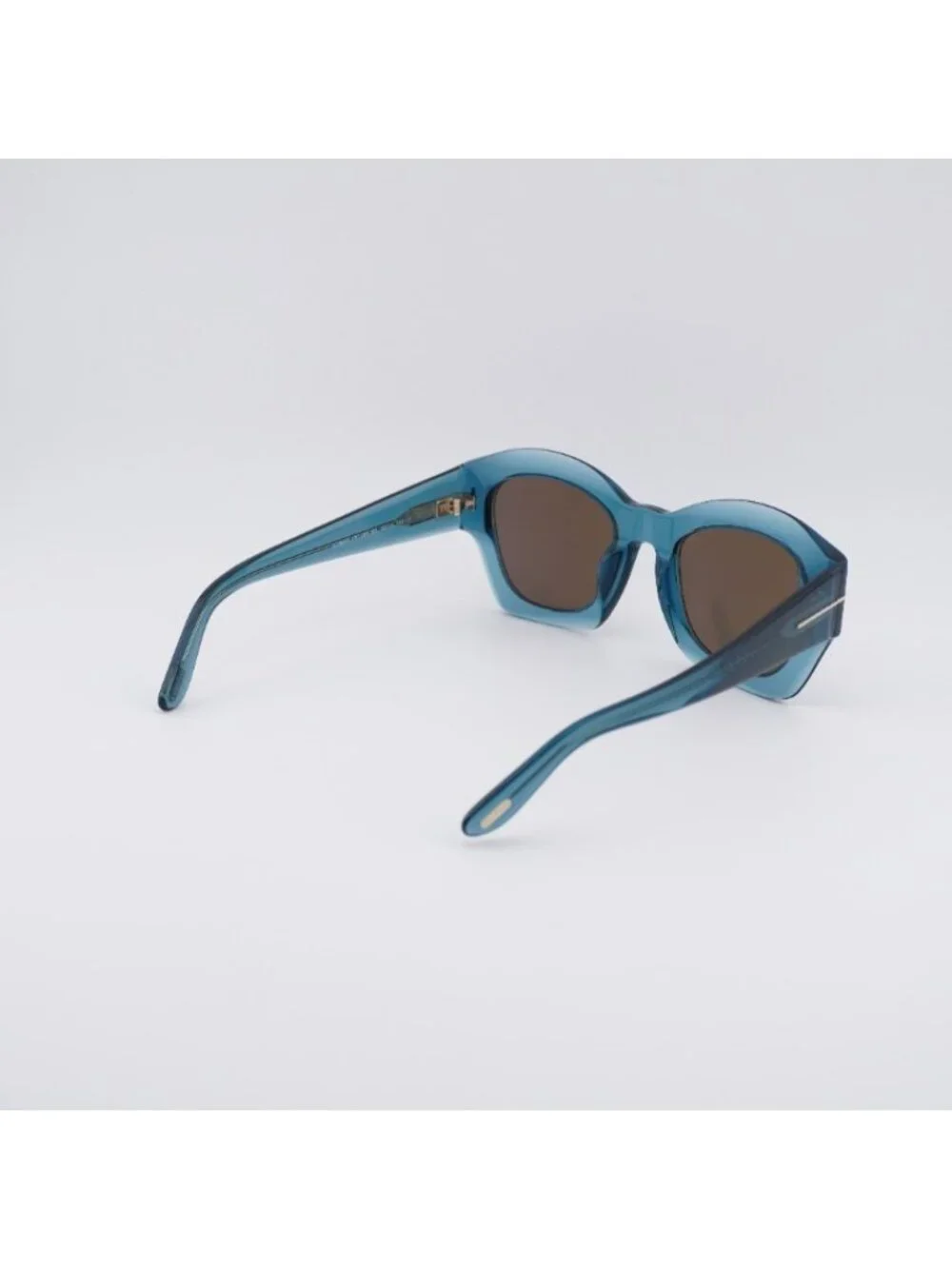 Tom Ford Guilliana FT1083 90L Sunglasses Shiny Blue Square Frame, Roviex Lenses